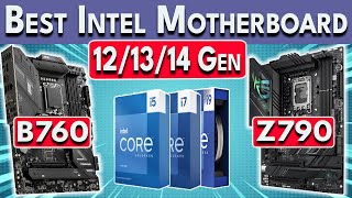 Best Intel Motherboard for 14th  13th  12th Gen CPUs 14600K 13600K 12400 amp More [upl. by Aseela]