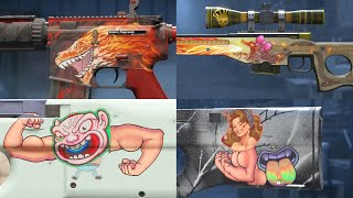 NEW STICKER CRAFTS ARE🔥🔥 CS2 COMMUNITY IS COOKING INSANE CRAZY WILD CRAFTS🔥 NEW STICKER COMBO CS2 [upl. by Erodeht]