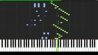 Caprice No 5  Paganini  Piano Tutorial  Synthesia  How to play [upl. by Assirol]