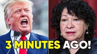 Supreme Court Justice Sotomayor Drops BOMBSHELL On Trump [upl. by Anneehs]