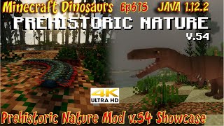 Prehistoric Nature Mod v54 Showcase 20 x New Creatures Minecraft JAVA 112 Dinosaurs Ep615 [upl. by Nnaillij986]