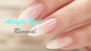 How To Remove Acrylic Nails in 20 Minutes Tutorial [upl. by Wicks598]