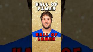 Is Matthew Stafford A Hall Of Famer or Hall Of Lamer 🤔 NFL football [upl. by Pearlman]