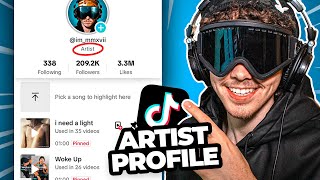 How to Get a TikTok Artist Profile [upl. by Nod644]