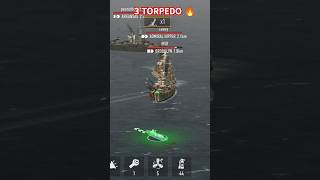 BATTLE OF WARSHIPS 3 TORPEDOES DID NOTHING TO THE ENEMY ⚔️🔥battelofwarships gameplay games [upl. by Aynwad]