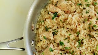 How To Make One Dish Chicken And Rice [upl. by Melborn563]