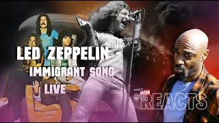 HipHop fan Reaction  Led Zeppelin  Immigrant Song Live 1972 [upl. by Natica]