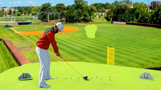 Playing GOLF on a Baseball Field PART 2 PGA Tour 2K21 [upl. by Magner]