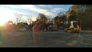 Demolition Of The Old HIS Outlet Building In Bruceton TN Part Two [upl. by Leary]