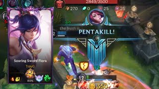 WILD RIFT FIORA  TOP 10 Fiora gameplay [upl. by Rask]