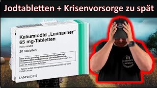 Jodtabletten zur Jodblockade  Krisenvorbereitung jetzt zu spät [upl. by Salohcin]