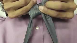 How to tie a Windsor Knot Point of View POV Instructional Video [upl. by Yzdnil475]