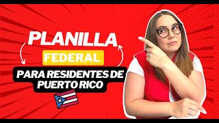 ¿Cómo funciona la Planilla Federal y el Crédito por Niño en Puerto Rico [upl. by Cortie]