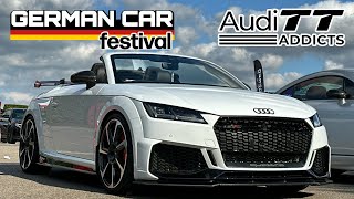 German Car Festival 2024 with the Audi TT Addicts At Goodwood [upl. by Higgins836]