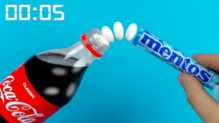 10 ASOMBROSOS EXPERIMENTOS CON COCACOLA QUE DEBERÍAS VER [upl. by Inatsed201]