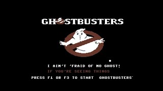 Ghostbusters Commodore 64 C64 1984 Video Game Playthrough by Activision [upl. by Golding220]