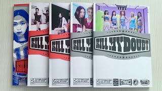 Распаковка альбома ITZY  Unboxing album ITZY KILL MY DOUBT A B C D ver amp LIMITED EDITION [upl. by Natsyrt]