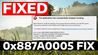 How To Fix Warzone DirectX Error Code 0x887A0005 Error Code [upl. by Naitsirhk]