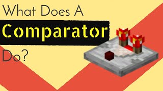 What Does a Comparator Do Minecraft Comparators Explained [upl. by Alyose]