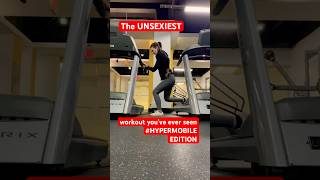 The unsexiest hypermobile workout ehlersdanlos heds hypermobility fitness workout grwm [upl. by Mateusz]