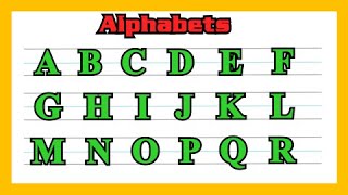 Capital Letters  ABCD Alphabets  Capital Letters Abcd  ABCD Capital Letter [upl. by Krilov]