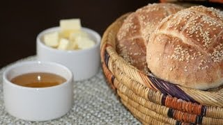 Pain Maison aux Graines de Sésame  Sesame Seed Homemade Bread  خبز الدار بطريقة سهلة وبسيطة [upl. by Ailev21]