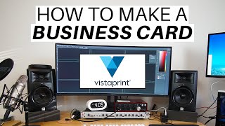 How I Made My 30 Business Card with VistaPrint — Perfect for A Side Hustle [upl. by Ilahsiav]