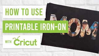 🥰 How to Use Printable Iron On Material with Cricut [upl. by Gamal217]