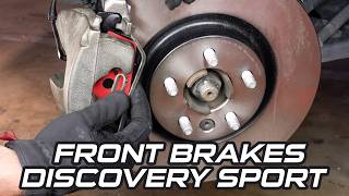 Discovery Sport Front Brake Replacement  New Pads and Rotors [upl. by Brodsky938]