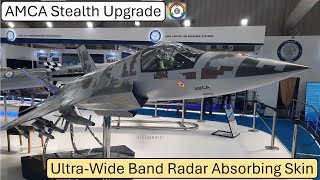 AMCA Stealth Upgrade  UltraWide Band Radar Absorbing Skin [upl. by Assilac877]