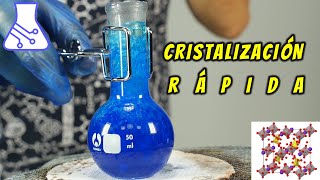 Cristalización Rápida de Sulfato de Cobre y Alumbre [upl. by Lila]