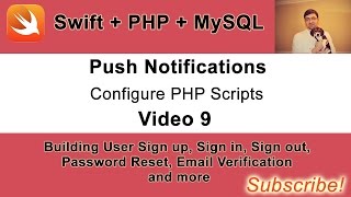 Push Notifications Video 9 Configure PHP Scripts [upl. by Elatnahc630]