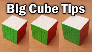 Big Cube Fundamentals amp Tips 5x5 6x6 7x7 [upl. by Leonerd]