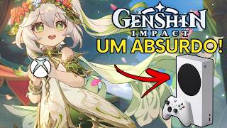 UM ABSURDO Teste de GENSHIN IMPACT JOGO GRÁTIS no XBOX SERIES S  ExExclusivo PLAYSTATION [upl. by Aisac]