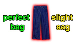 Secret Hack to the Best BAGGY JEANS [upl. by Yrkcaz372]