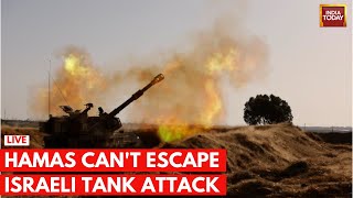 Israel Hamas War LIVE Israeli Tank Attack Intensifies On Hamas In Gaza Strip  Israel Palestine War [upl. by Jueta]