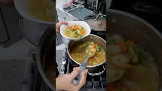 sopa de camaron con verduras [upl. by Joacimah]