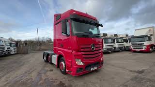 FOR SALE 2015 Mercedes Actros 2545 Big Space 6x2 Tractor Unit  Dixon Commercial Export Ltd [upl. by Durer850]