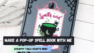 Spell Book with Scrappy Tails Crafts [upl. by Timmi]