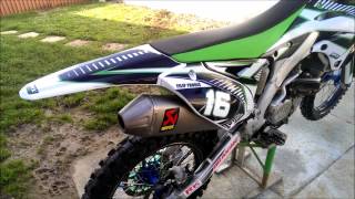 Race Build Kawasaki KX250F 14 [upl. by Orola]