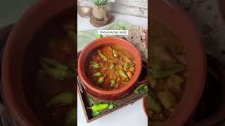 chicken korma vs chicken Achari Handi food [upl. by Enialedam420]