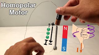 🔬MESExperiments 41 Homopolar Magnet Screw Motor [upl. by Weingartner877]