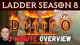 Diablo 2 Ladder Season 8 Release Note Overview amp Reaction  Best Time To Start Playing D2 again [upl. by Nelra388]