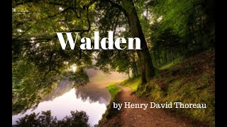 Walden by Henry David Thoreau chapter 2 [upl. by Nerra78]