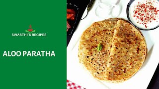 Aloo Paratha recipe Potato stuffed paratha [upl. by Ahsekim813]