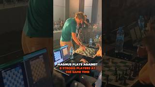 Magnus PLAYS AGAINST 8 STRONG PLAYERS at the SAME TIME [upl. by Batsheva]