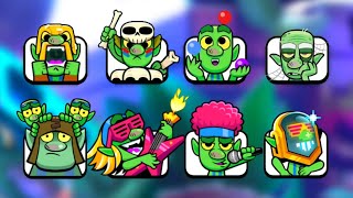 All 42 Goblin Emotes in Clash Royale [upl. by Notgnihsaw726]