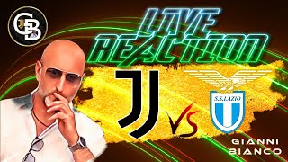 JUVE LAZIO  LIVE REACTION  FORZA RAGAZZI [upl. by Atiuqihc354]