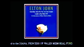 Elton John  Candle In The Wind – TV Reclame 1997 [upl. by Walsh]