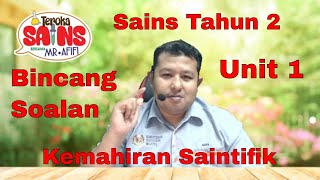 Sains Tahun 2  Unit 1 Kemahiran Saintifik  ULANGKAJI DAN PERBINCANGAN SOALAN BUKU TEKS [upl. by Acinemod]